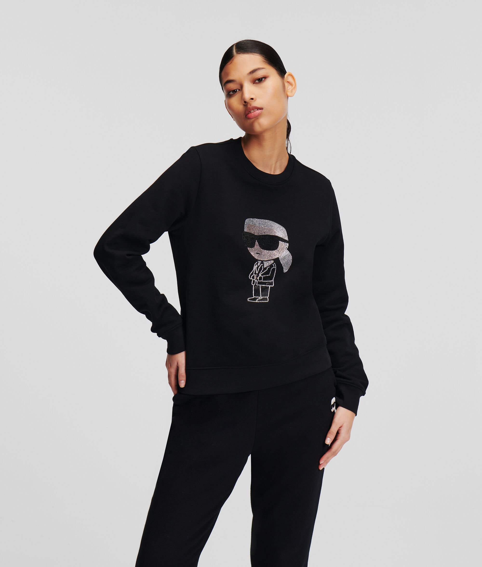 (image for) Acclaimed K/IKONIK RHINESTONE KARL SWEATSHIRT